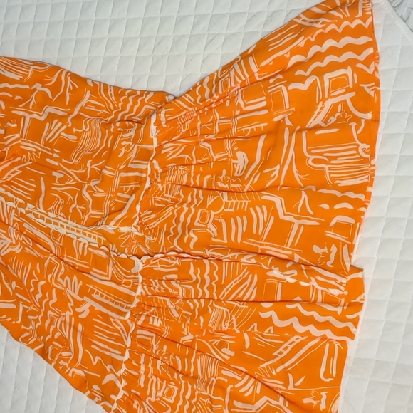 Blue Island Orange Duster dress/cover up - Picture 8 of 16